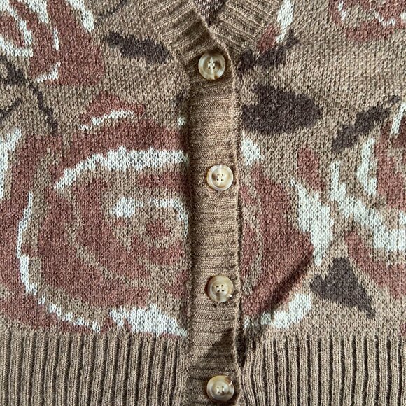 NWOT Vici Neutral Rose Cardigan - Picture 5 of 5